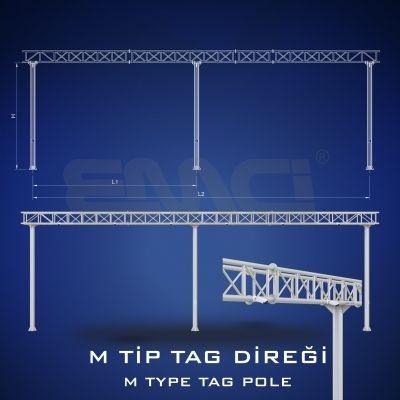 M Tip TAG Yürüme Yollu Direk