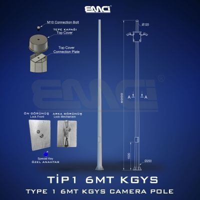 TİP1 6MT KGYS DİREĞİ